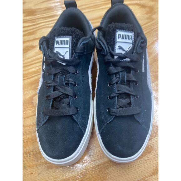 Puma Black and White Women's Sneakers - Picture 1 of 6